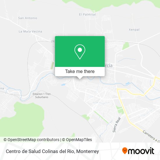 Mapa de Centro de Salud Colinas del Rio