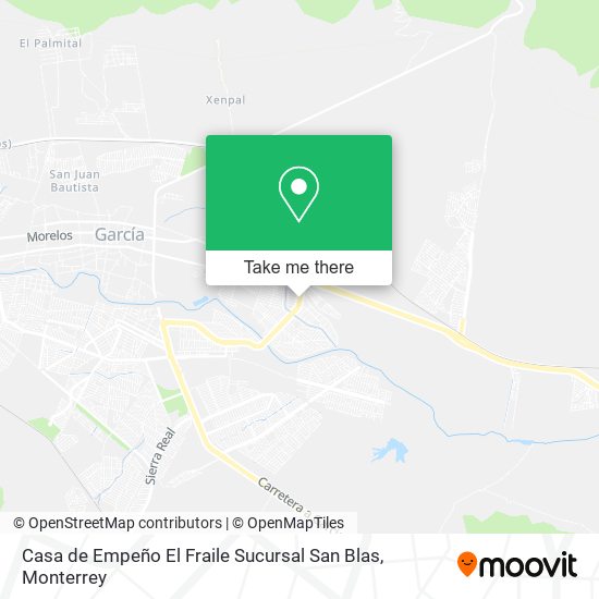 Casa de Empeño El Fraile Sucursal San Blas map