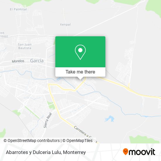 Mapa de Abarrotes y Dulceria Lulu