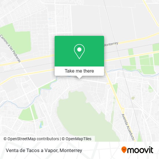 Mapa de Venta de Tacos a Vapor