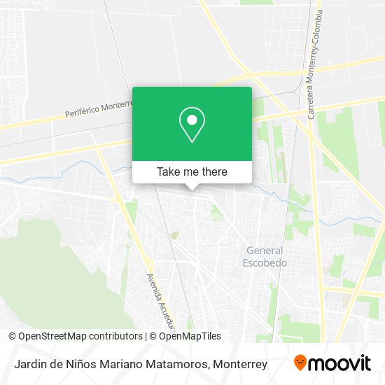 Jardin de Niños Mariano Matamoros map