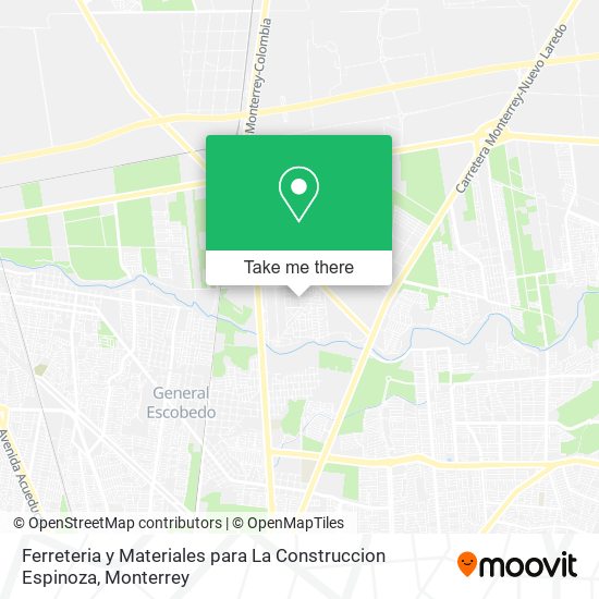 Ferreteria y Materiales para La Construccion Espinoza map
