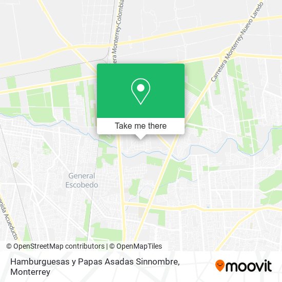 Mapa de Hamburguesas y Papas Asadas Sinnombre