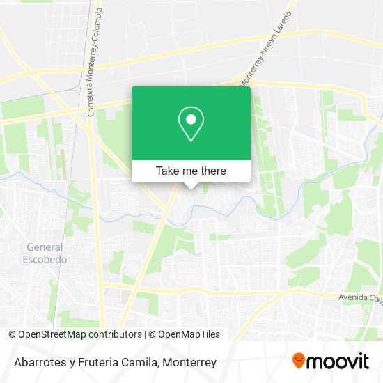 Abarrotes y Fruteria Camila map