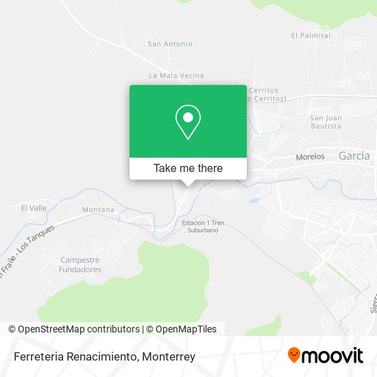 Mapa de Ferreteria Renacimiento