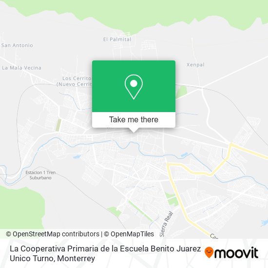 La Cooperativa Primaria de la Escuela Benito Juarez Unico Turno map