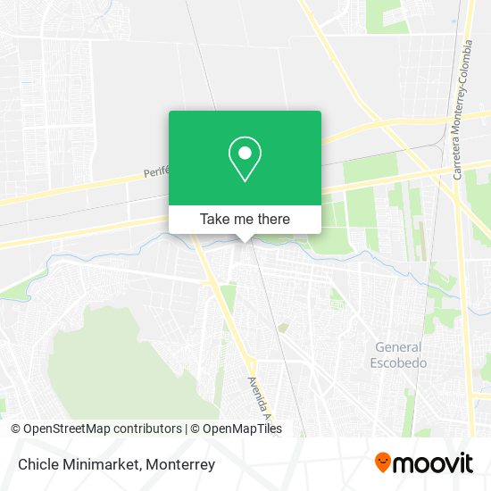 Mapa de Chicle Minimarket