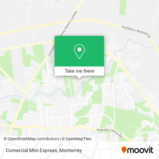 Comercial Mini Express map