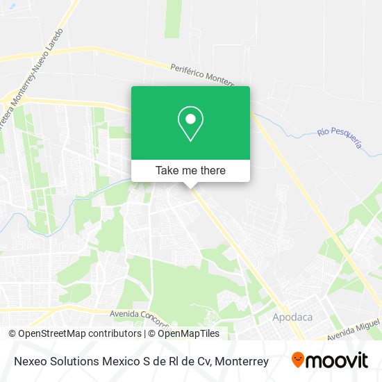 Nexeo Solutions Mexico S de Rl de Cv map