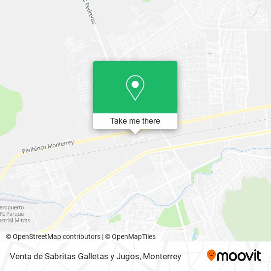 Venta de Sabritas Galletas y Jugos map