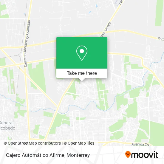 Cajero Automático Afirme map