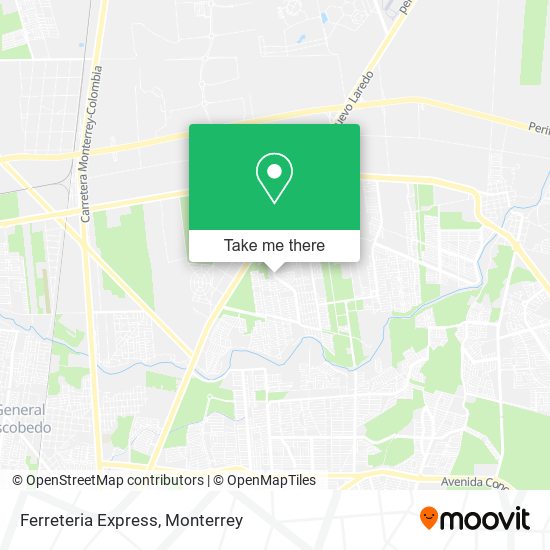 Mapa de Ferreteria Express