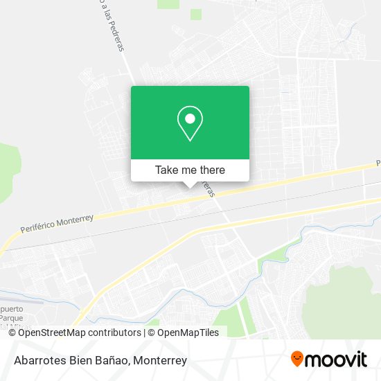 Abarrotes Bien Bañao map