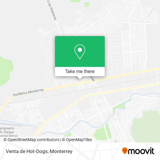 Venta de Hot-Dogs map