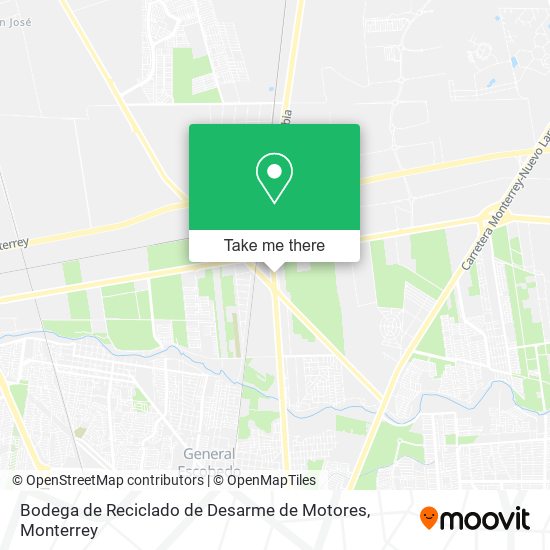 Bodega de Reciclado de Desarme de Motores map