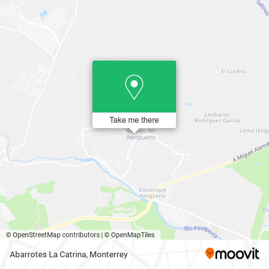 Abarrotes La Catrina map
