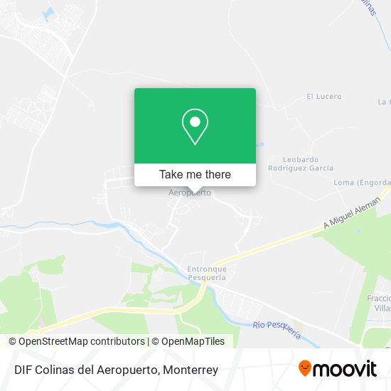 DIF Colinas del Aeropuerto map