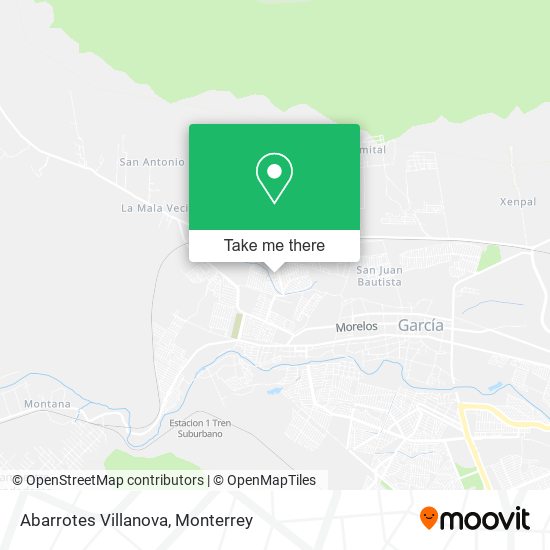 Abarrotes Villanova map