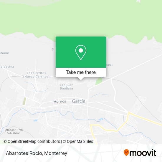 Abarrotes Rocio map