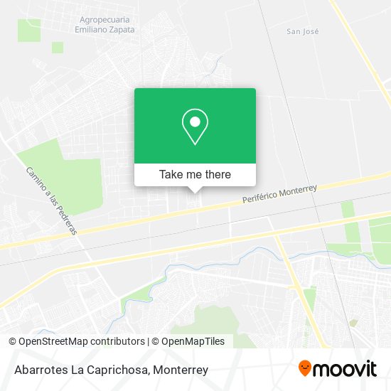 Mapa de Abarrotes La Caprichosa