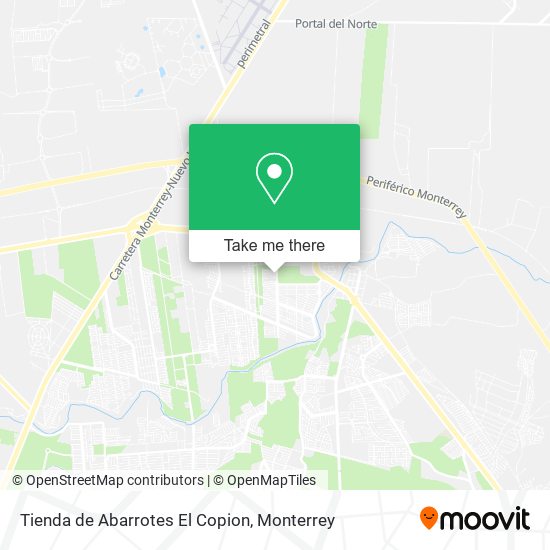 Tienda de Abarrotes El Copion map