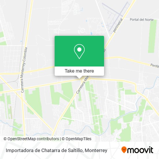 Mapa de Importadora de Chatarra de Saltillo