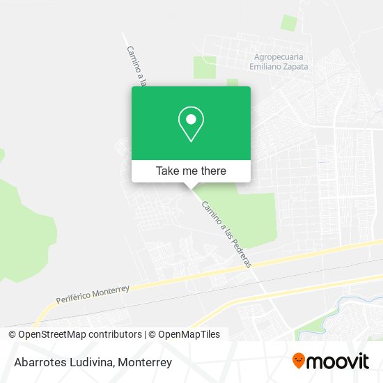 Abarrotes Ludivina map