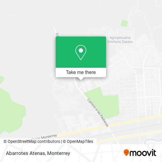 Abarrotes Atenas map