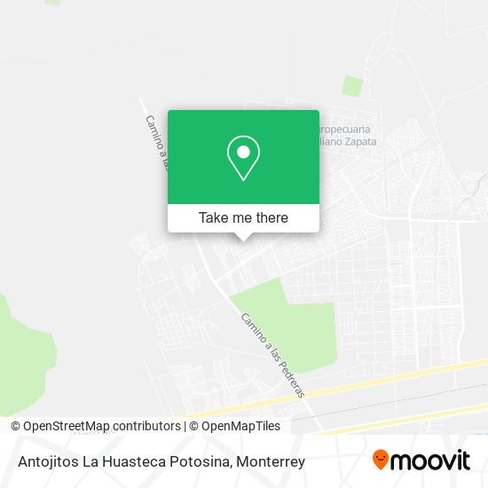 Antojitos La Huasteca Potosina map