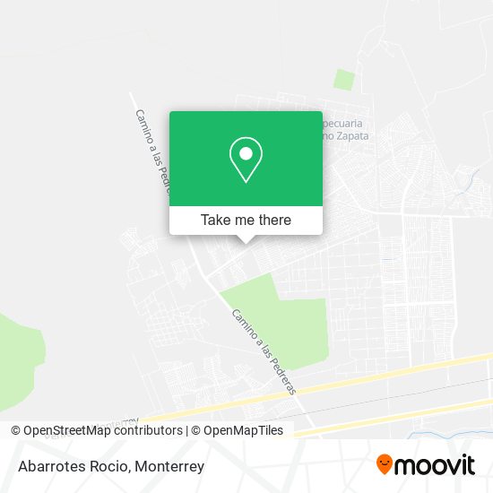 Abarrotes Rocio map
