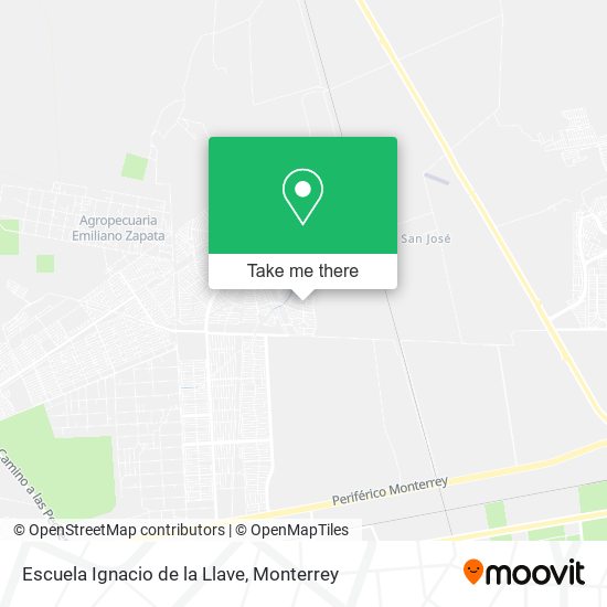 Escuela Ignacio de la Llave map