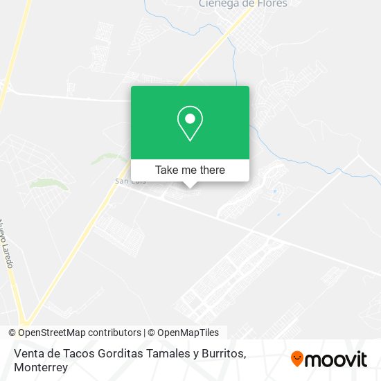 Mapa de Venta de Tacos Gorditas Tamales y Burritos