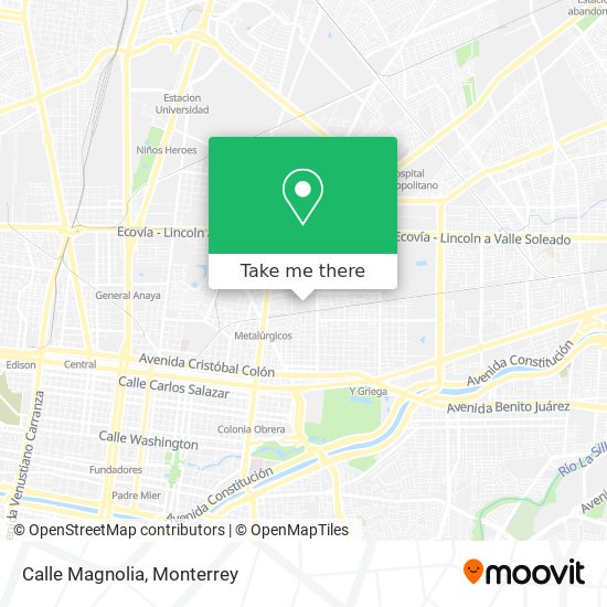 Calle Magnolia map