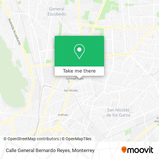 Calle General Bernardo Reyes map