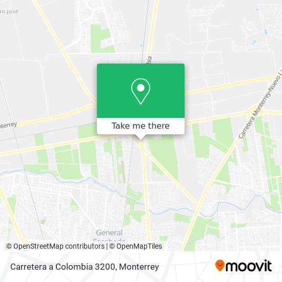 Carretera a Colombia 3200 map