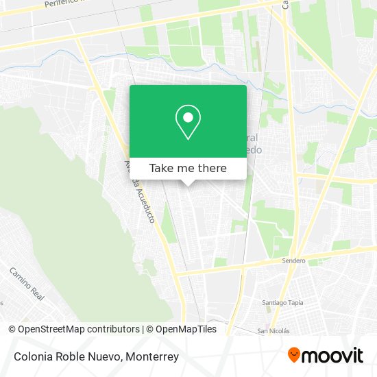 Mapa de Colonia Roble Nuevo
