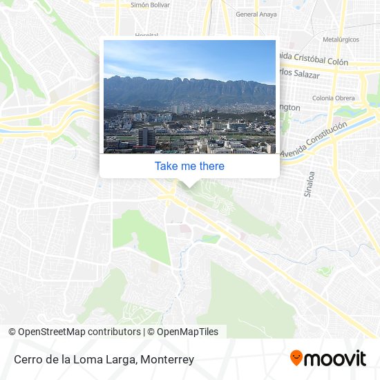 Cerro de la Loma Larga map