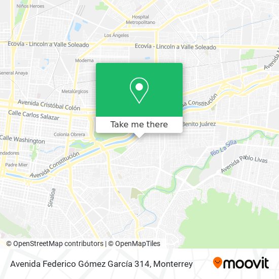 Avenida Federico Gómez García 314 map