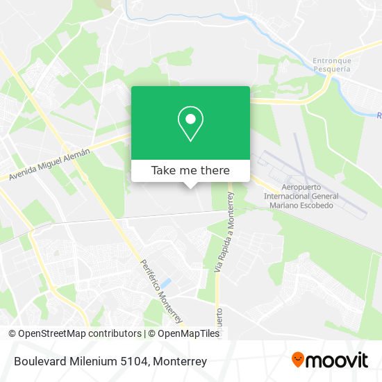 Mapa de Boulevard Milenium 5104