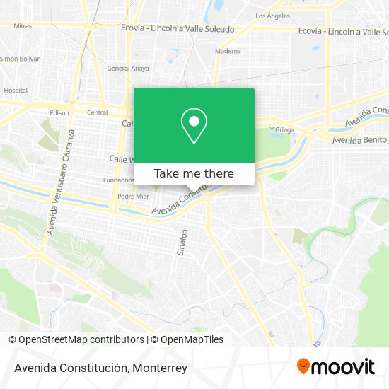 Avenida Constitución map