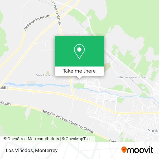Mapa de Los Viñedos