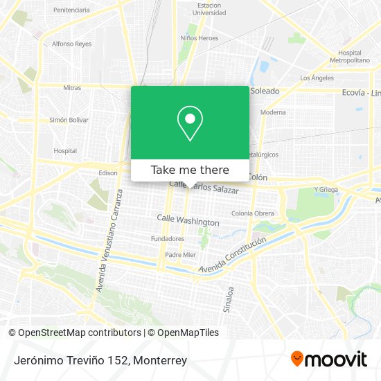 Mapa de Jerónimo Treviño 152