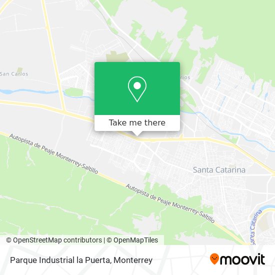 Parque Industrial la Puerta map