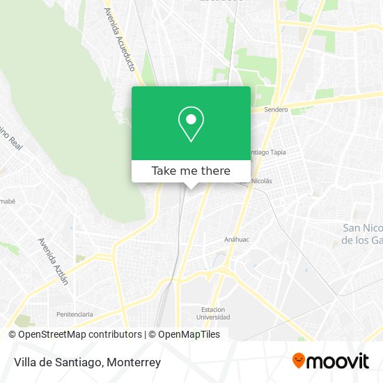 Mapa de Villa de Santiago