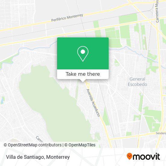 Mapa de Villa de Santiago