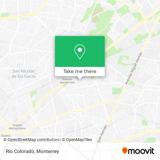 Mapa de Río Colorado