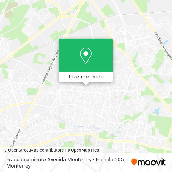 Fraccionamiento Avenida Monterrey - Huinala 505 map