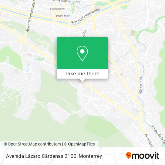 Avenida Lázaro Cárdenas 2100 map
