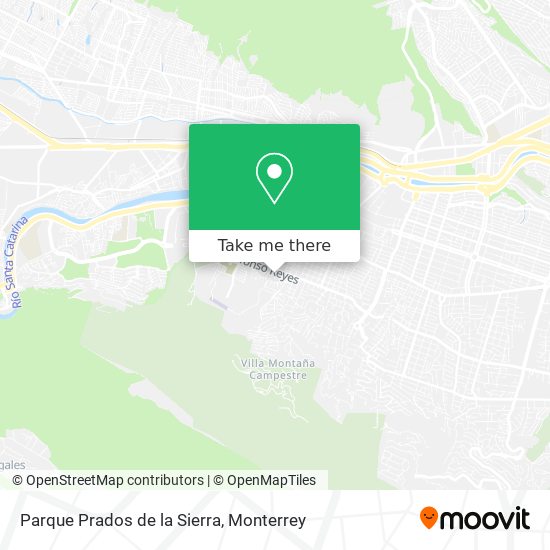 Parque Prados de la Sierra map