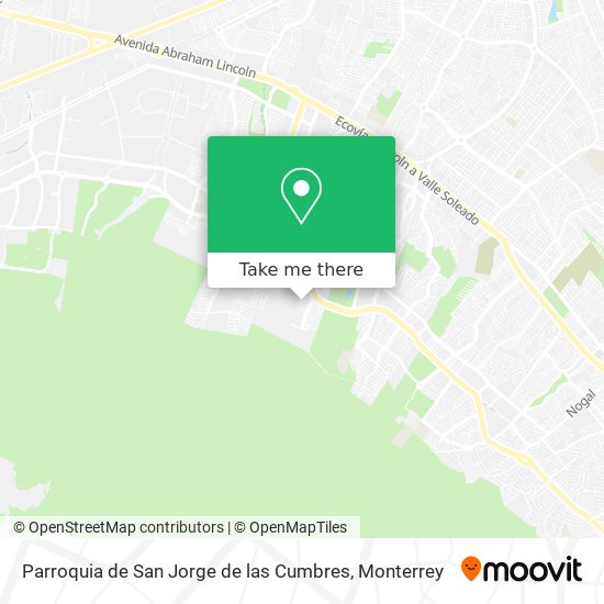 Parroquia de San Jorge de las Cumbres map